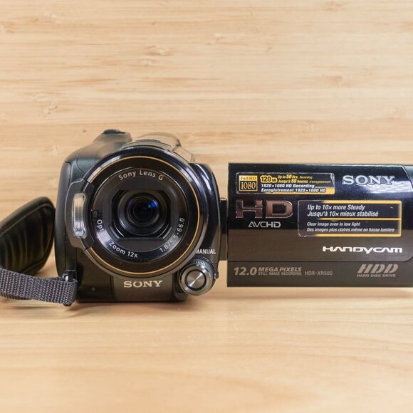 Sony HDR-XR500V HD Handycam Camcorder / 120GB HDD / Sony G Lens / Japan, Tested - Picture 1 of 10